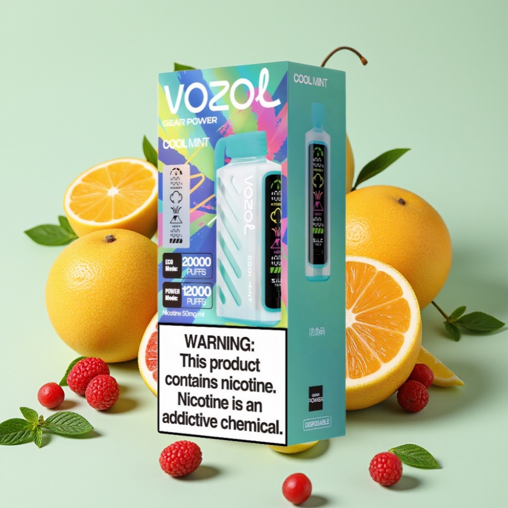 VOZOL Gear Power 20000 Puffs Dual Mesh Coil 20mL Cool Mint
