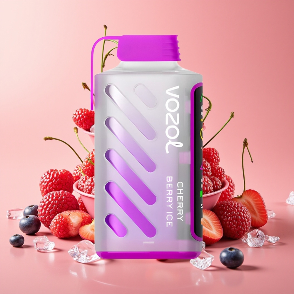 VOZOL Gear Power 20000 Puffs Dual Mesh Coil 20mL Kirsch-Beere-Eis