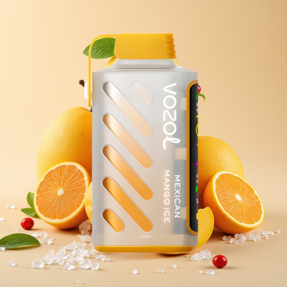 VOZOL Gear Power 20000 Puffs S.i.L.C. Tech Dual Mesh Coil Mexikanisches Mango Eis
