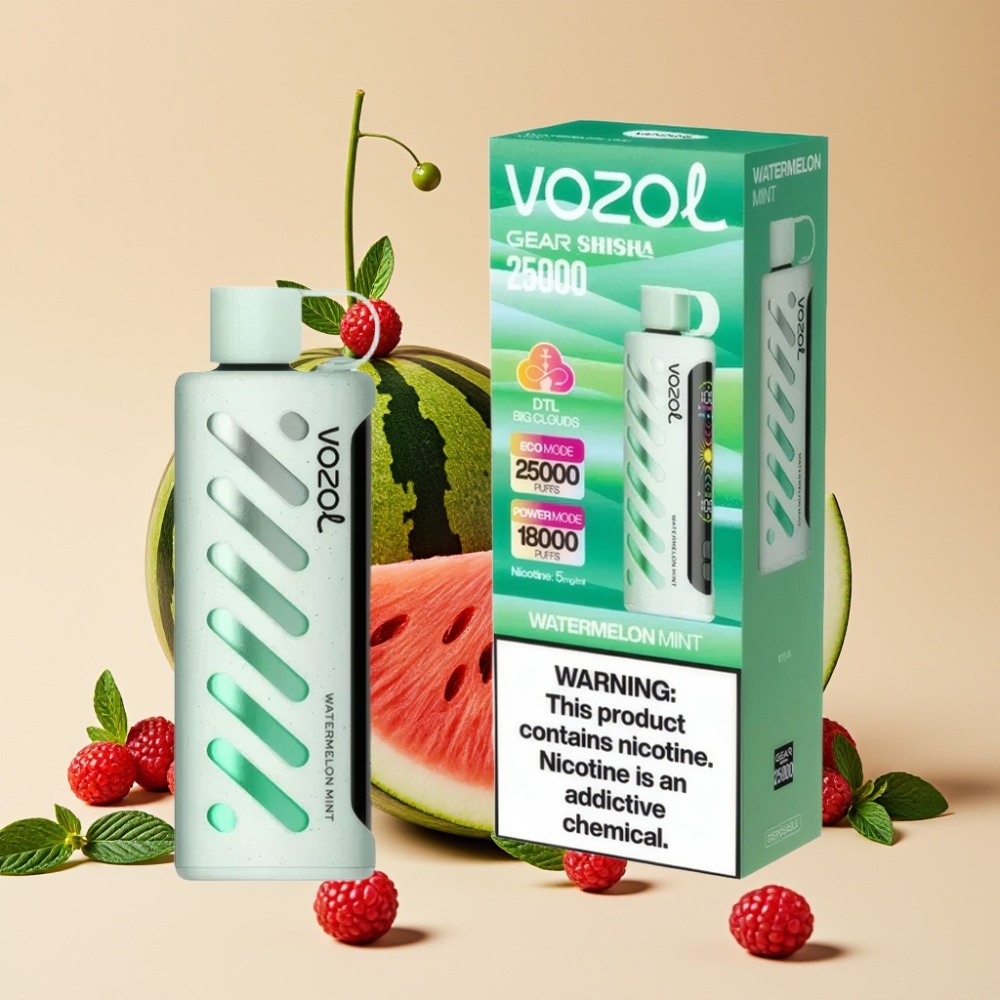 VOZOL Gear Shisha 25000 Puffs Dual Mesh 1000mAh Wassermelone Minze