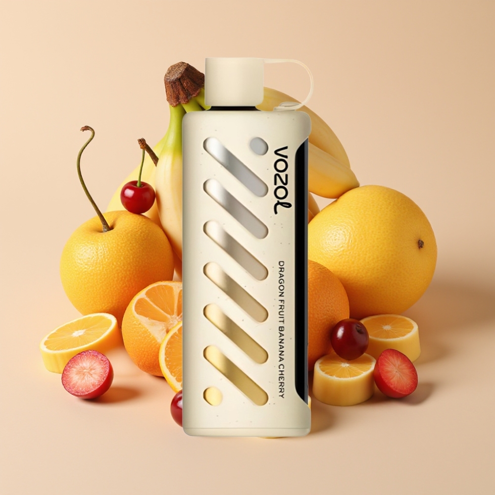 VOZOL Gear Shisha 25000 Puffs Dual Mesh Drachenfrucht Banane Kirsche