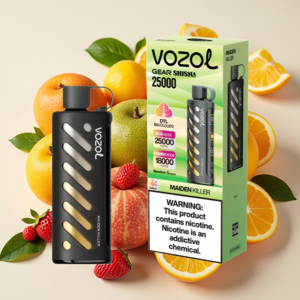 VOZOL Gear Shisha 25000 Puffs Dual Mesh S.i.L.C Tech Jungfrauenjäger