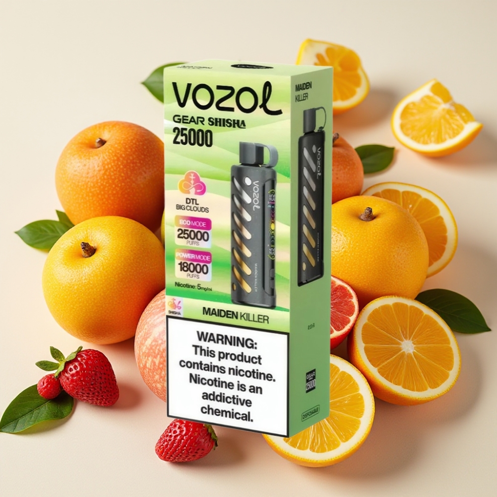 VOZOL Gear Shisha 25000 Puffs Dual Mesh S.i.L.C Tech Jungfrauenjäger