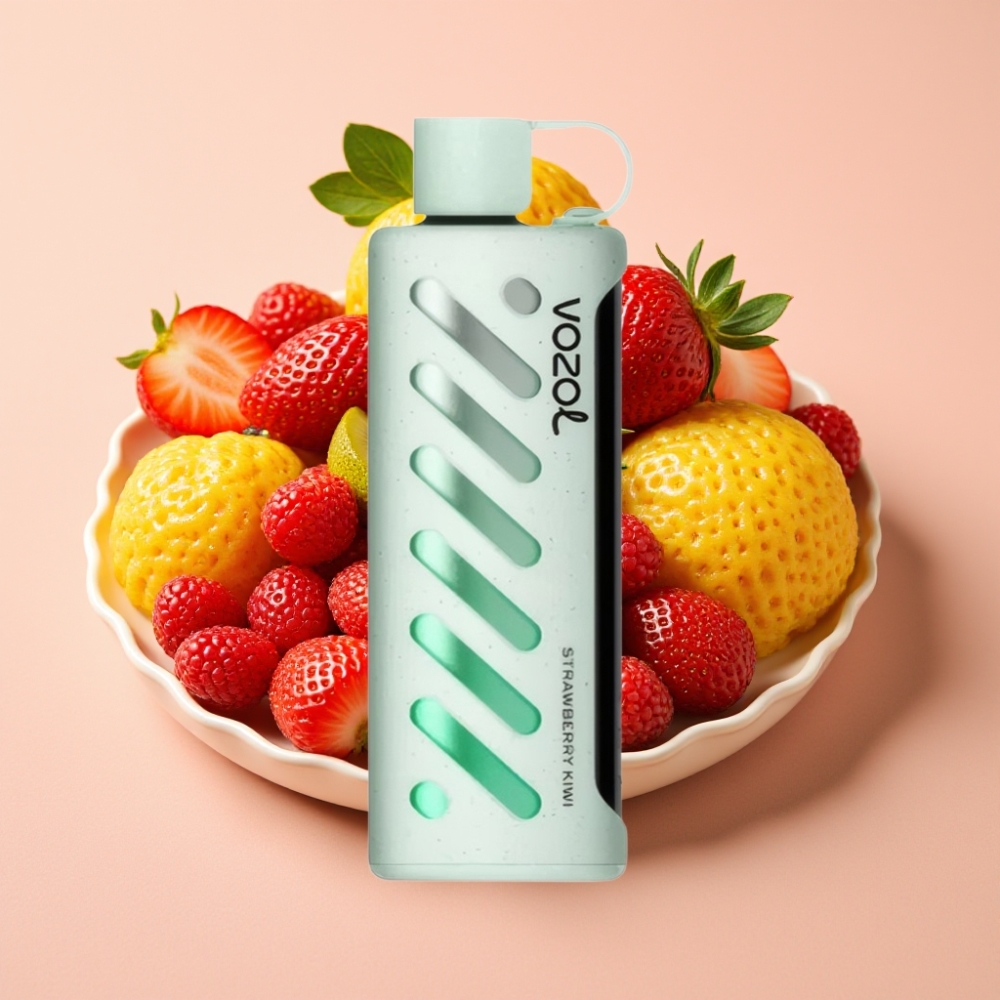 VOZOL Gear Shisha 25000 Puffs S.i.L.C Tech Dual Mesh Erdbeer Kiwi