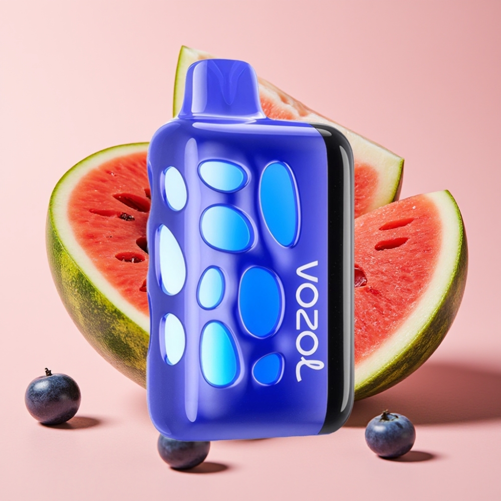 VOZOL RAVE 40000 Disposable 270° Glow Beat-Synced Party Heidelbeere Wassermelone