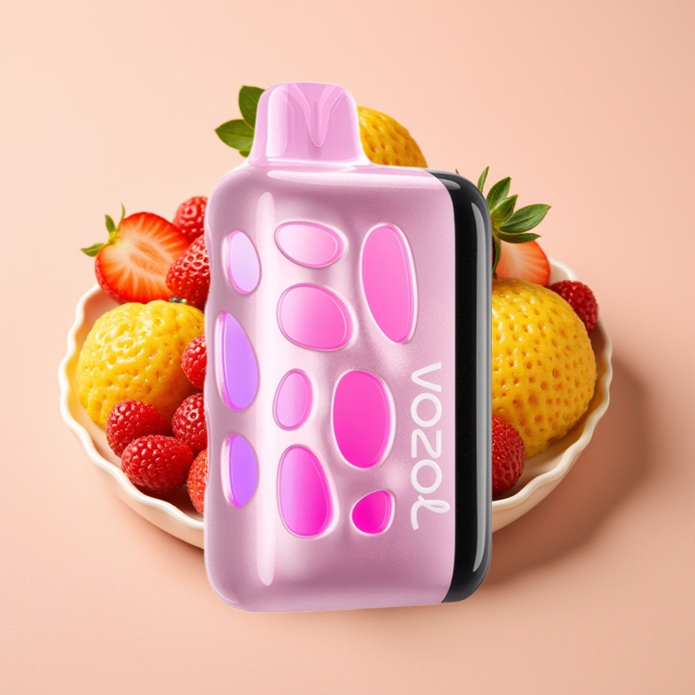 VOZOL RAVE 40000 Disposable Vape 270° Glow Beat-Synced Erdbeer-Kiwi