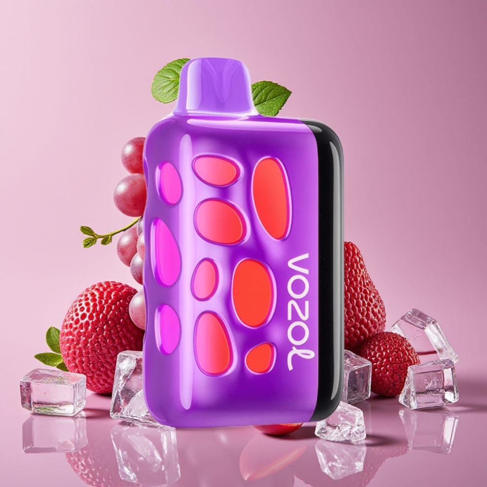 VOZOL RAVE 40000 Disposable Vape 270° Vibrant Glow Grape Ice