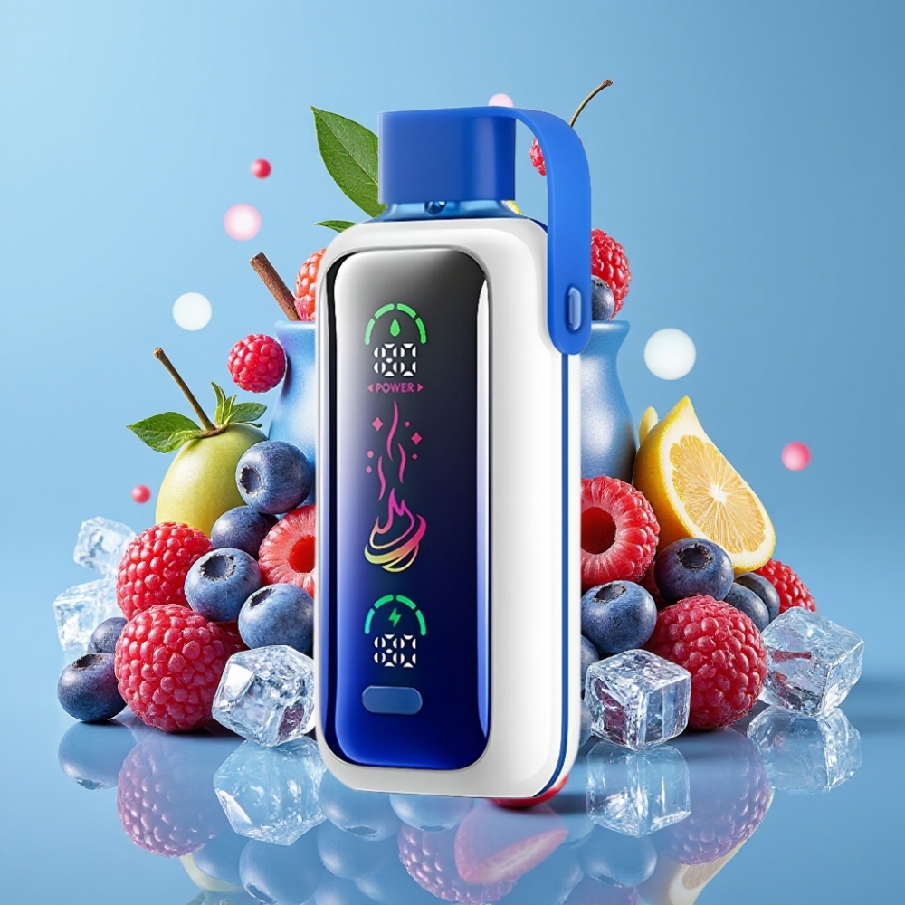 VOZOL Star 20000 Puffs Dual Mesh 650mAh Blue Razz Ice