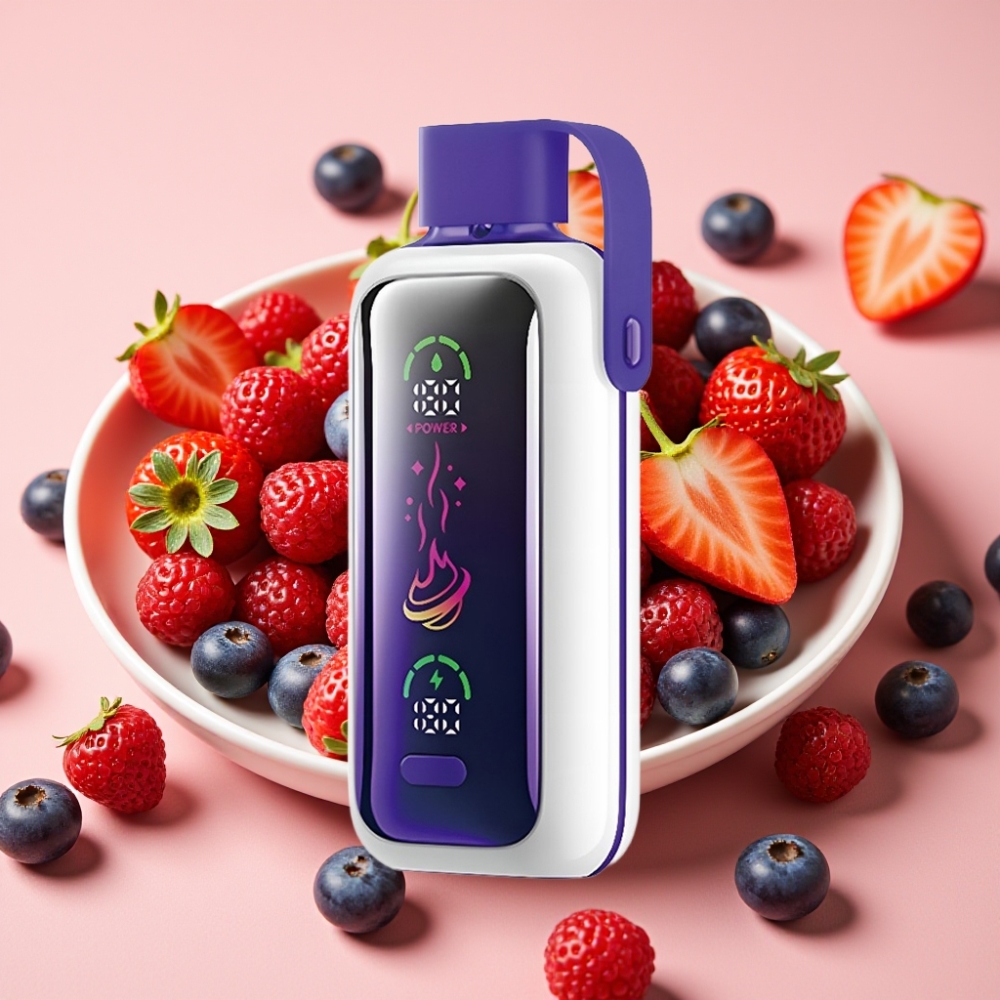 VOZOL Star 20000 Puffs Dual Mesh HD Spiegeldisplay Mixed Beeren