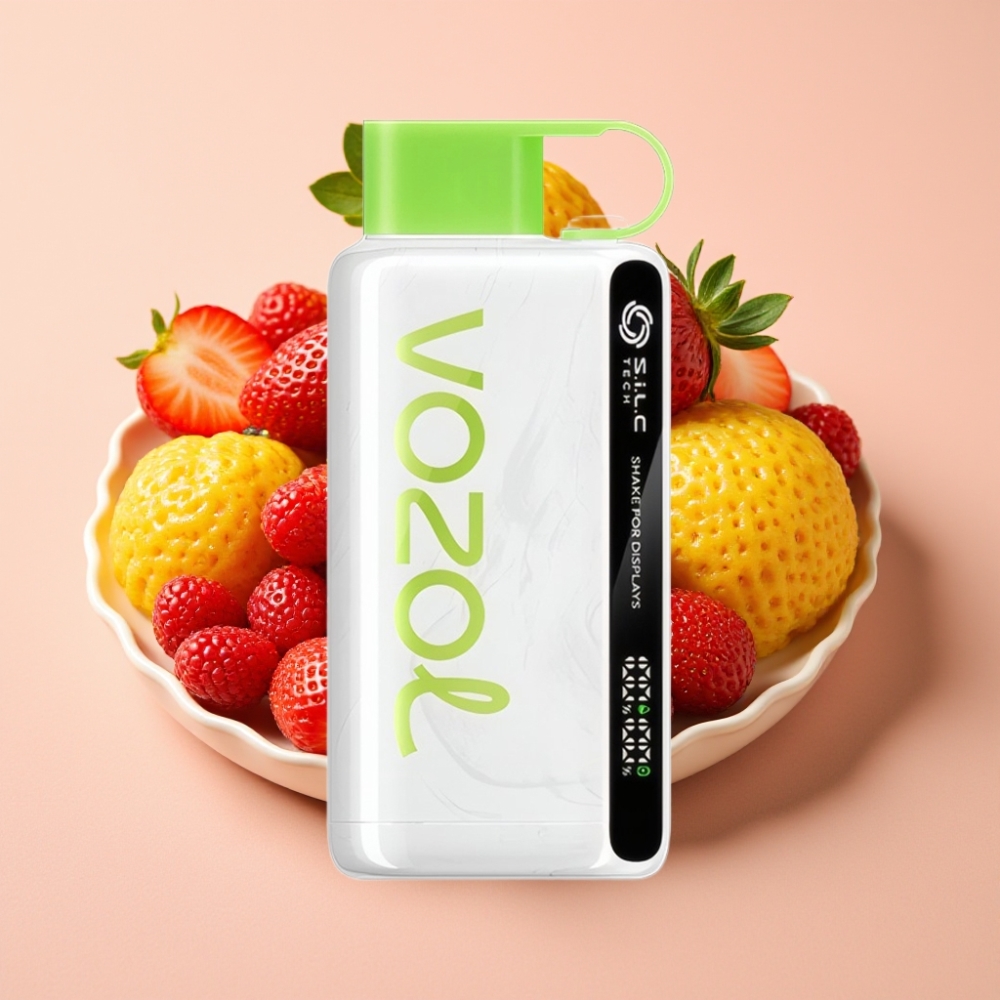 VOZOL STAR 9000/12000 Disposable Vape mit Erdbeer-Kiwi Geschmack, 650mAh, 30% schnellere Aufladung