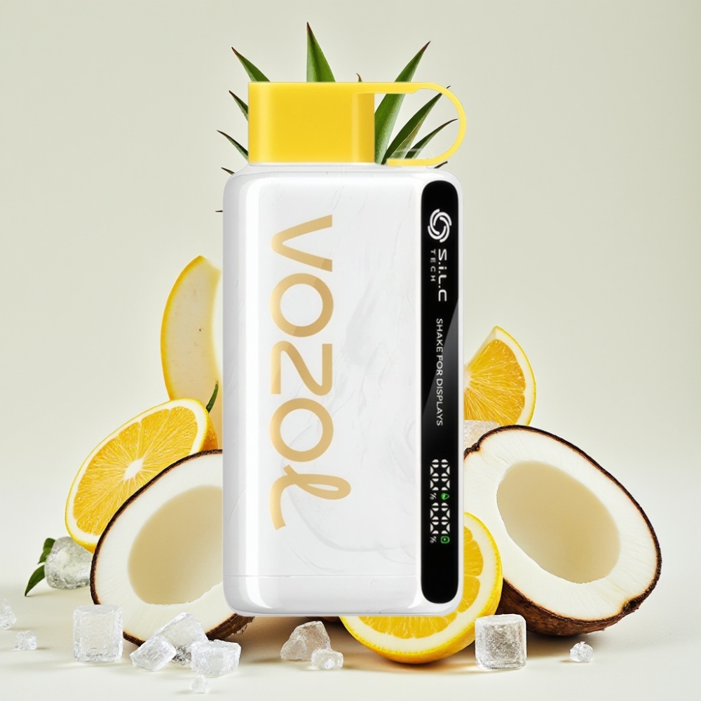 VOZOL STAR 9000/12000 Disposable Vape mit S.i.L.C TECH, 650mAh, Ananas-Kokos-Eis