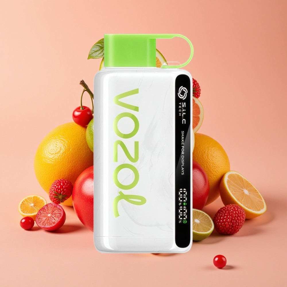 VOZOL STAR 9000/12000 Disposable Vape mit S.i.L.C TECH, 650mAh, Kirsch-Limette