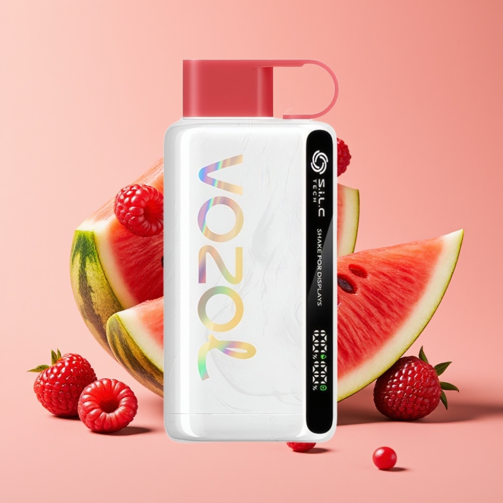 VOZOL STAR 9000/12000 Shake Display S.i.L.C TECH 650mAh Himbeer-Wassermelone