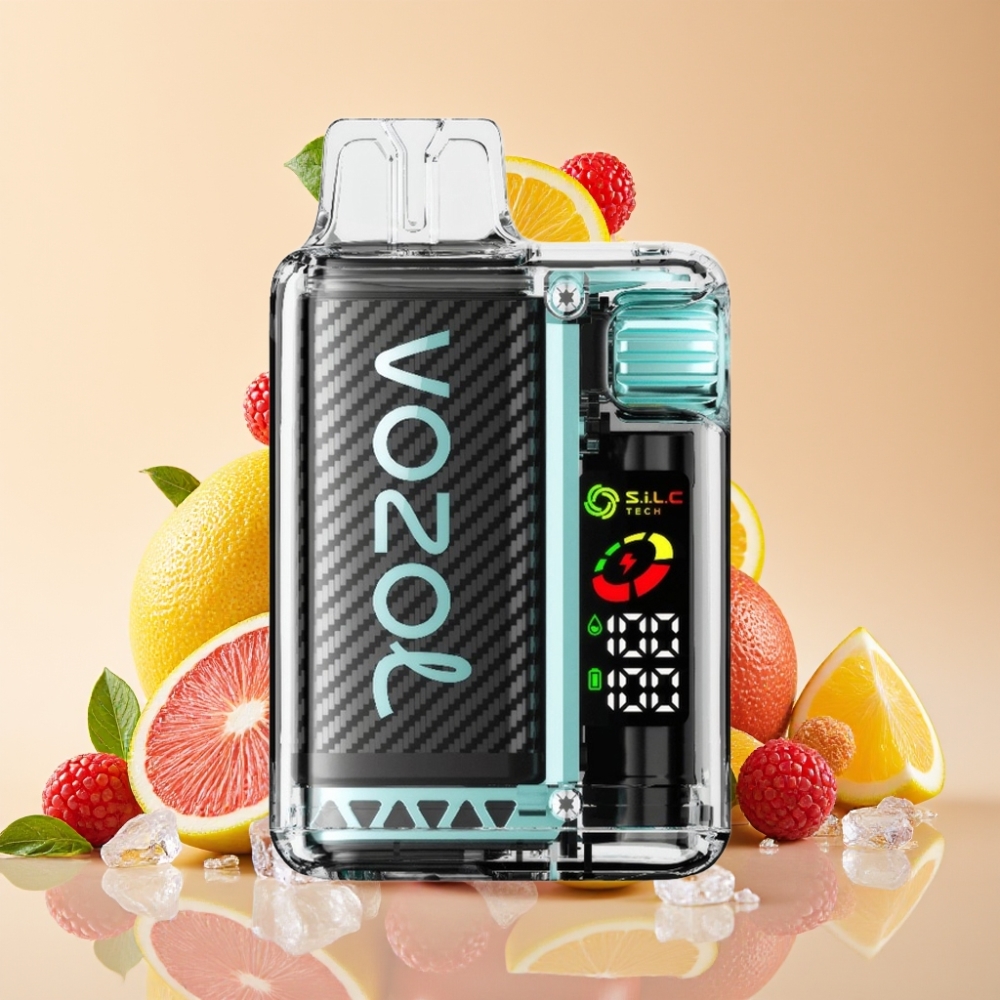 VOZOL Vista 20000 Puffs OLED 6-Level Watt S.i.L.C Tech Dual Mesh Coil Sauer-Apfel-Eis