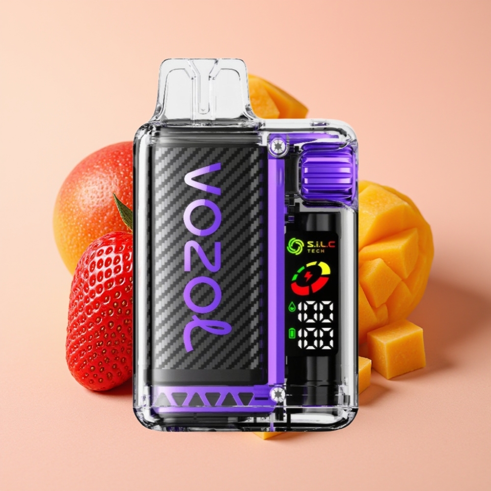 VOZOL Vista 20000 Puffs Wiederaufladbar 650mAh 2% Nikotin OLED Erdbeer Mango