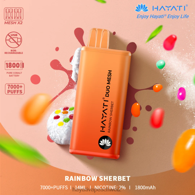 regenbogensorbet