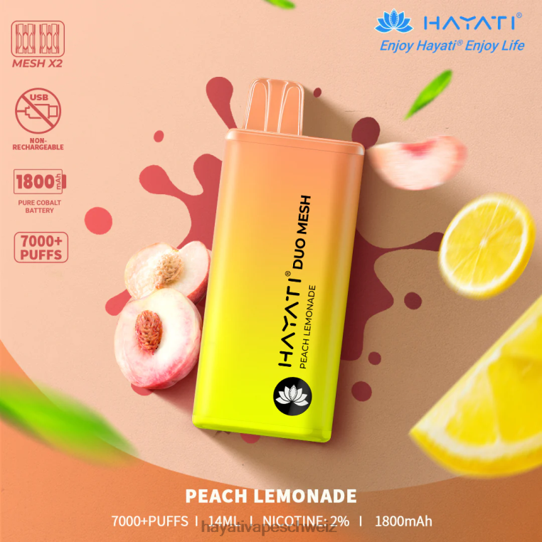 Pfirsichlimonade