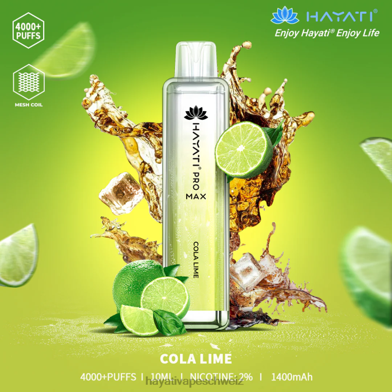 Hayati Schweiz | Hayati Pro Max Einweg Cola-Limette X880P101