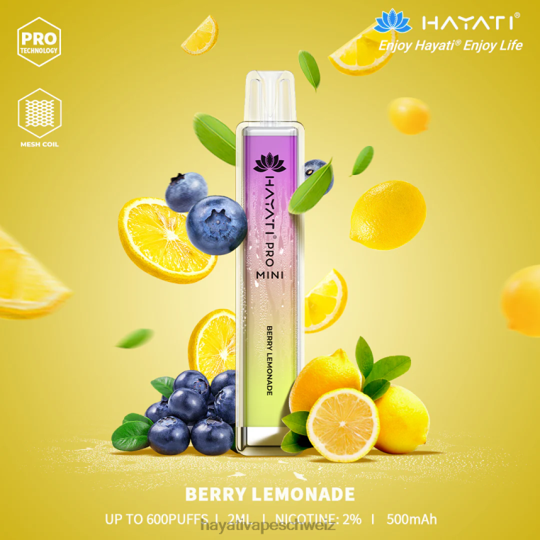 Hayati Geneva | Hayati Pro Mini Einweg Beerenlimonade X880P2