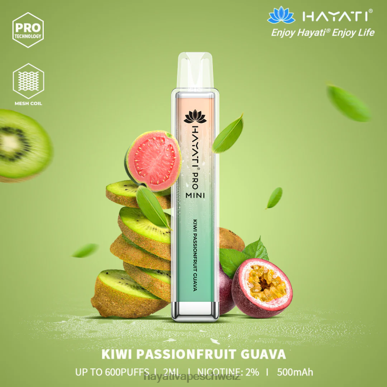 Kiwi-Passionsfrucht-Cuava