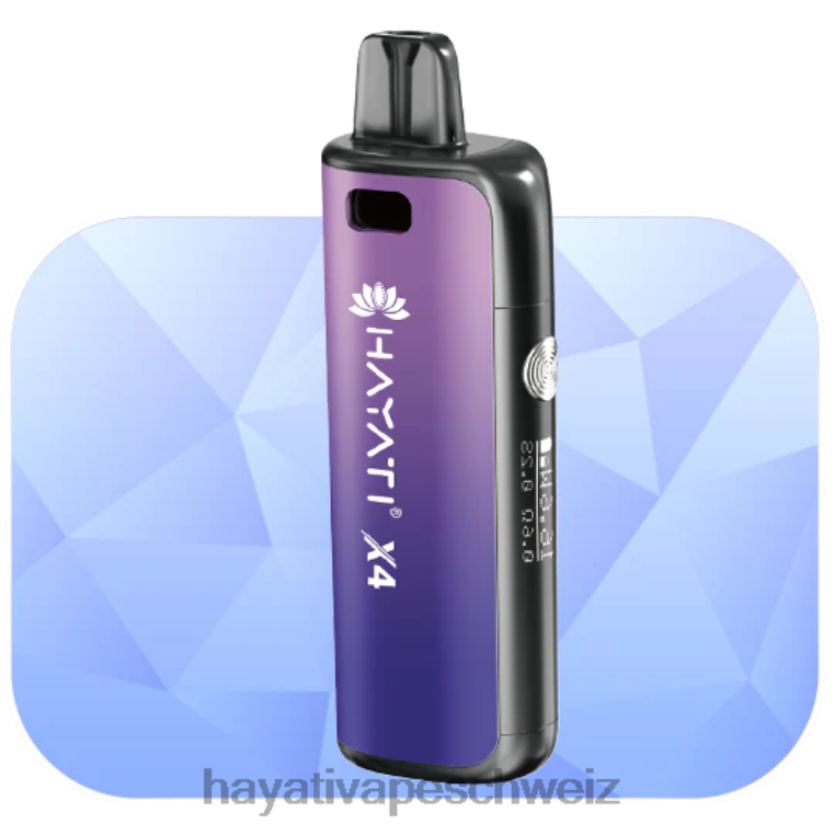 Hayati Schweiz | Hayati X4 nachfüllbares Pod-System nebliges Lila X880P61