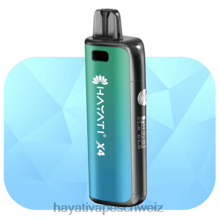 Hayati Vape Shop | Hayati X4 nachfüllbares Pod-System Auroragrün X880P59